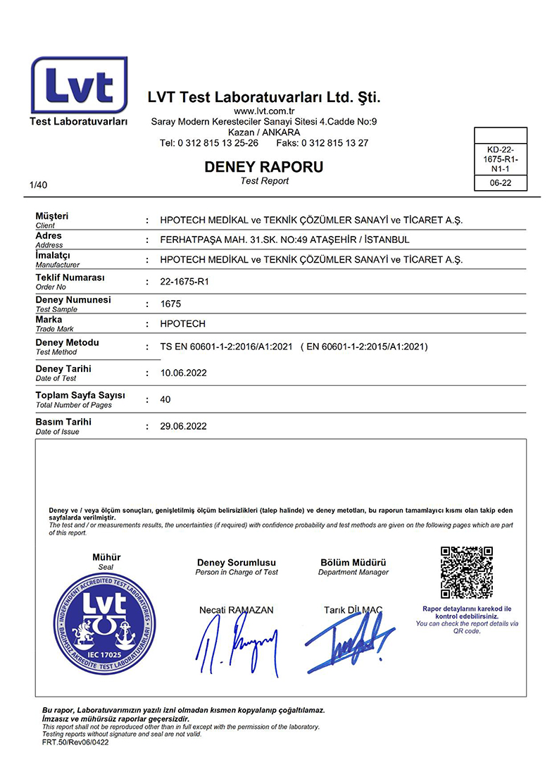 TKBO-1 Relatório EMC